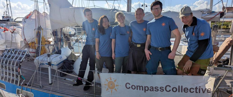 Menschen auf einem Boot