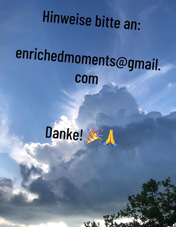 wolkenhimmel mit Emailadresse